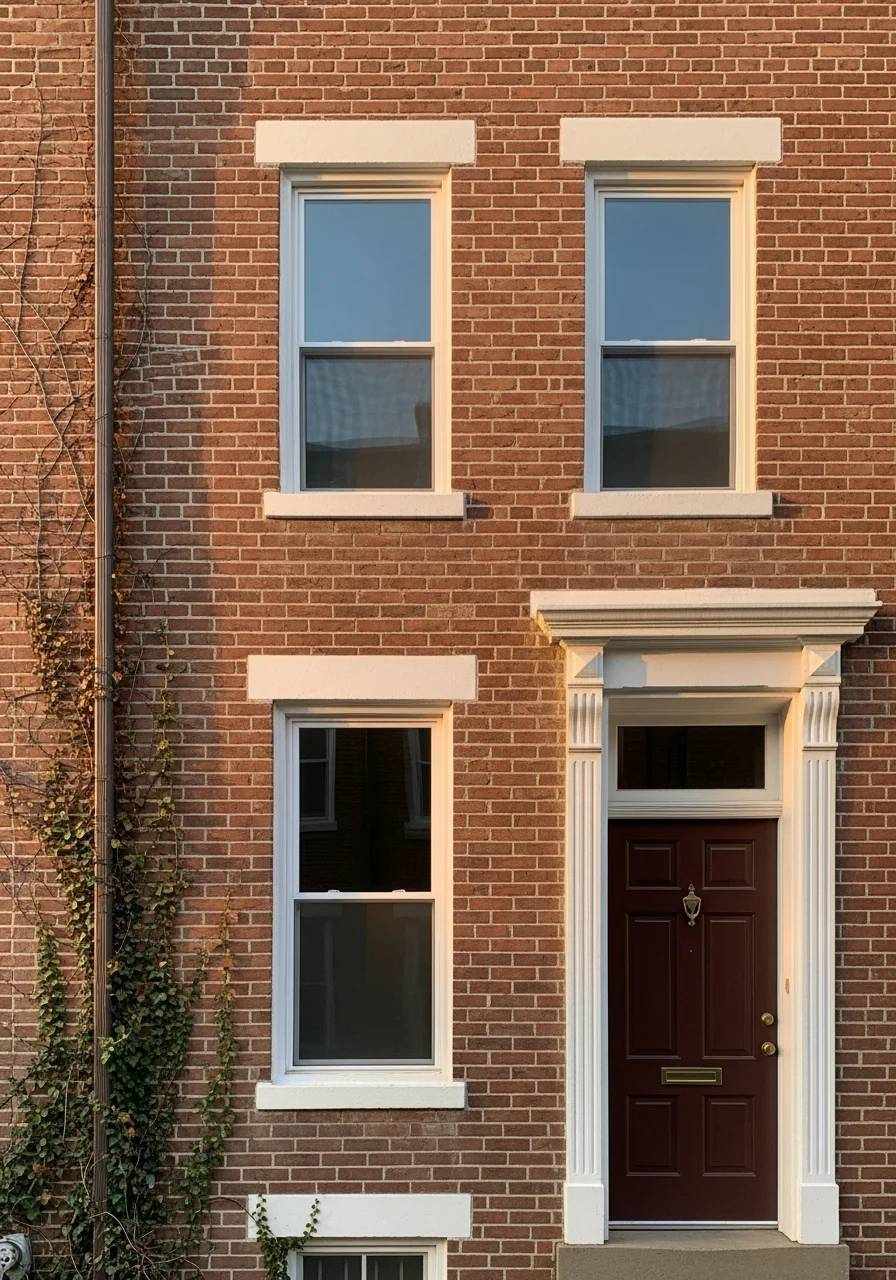 Detail of Delaware County home exterior showing quality craftsmanship and finishing work.